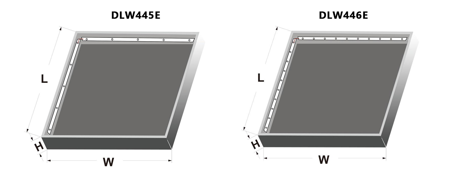 DLW445E / DLW446E LED Leiste/Streifen, seitlich abstrahlend